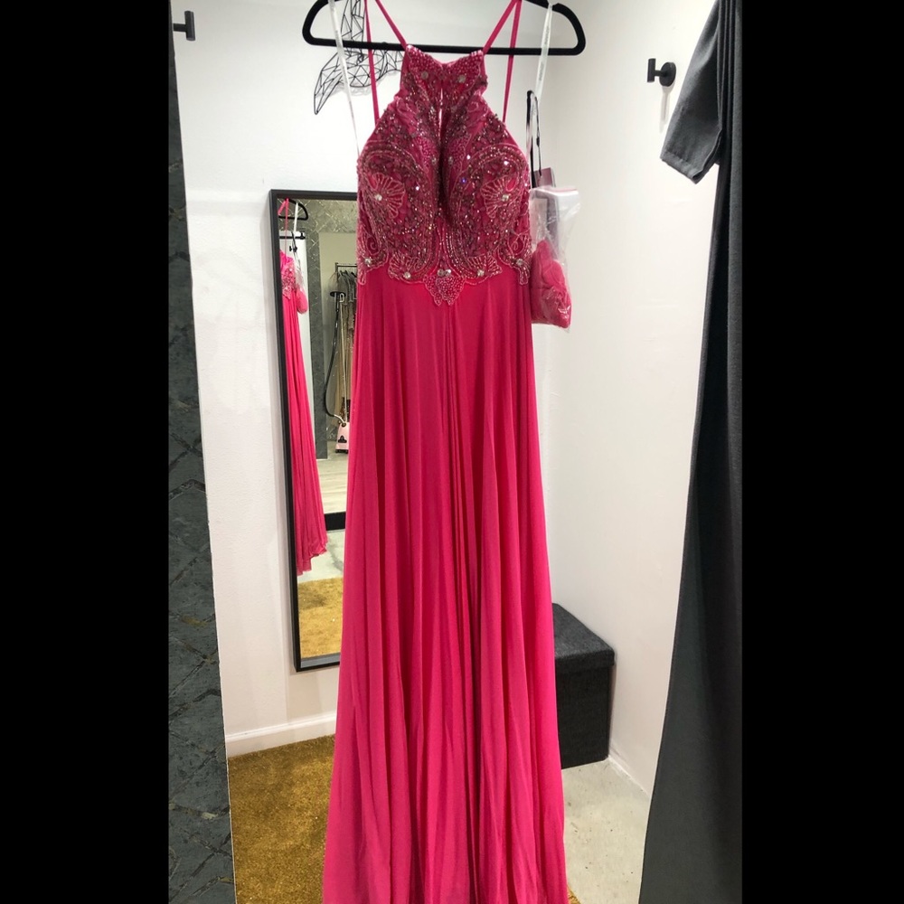 NWT Jovani Hot Pink Dress